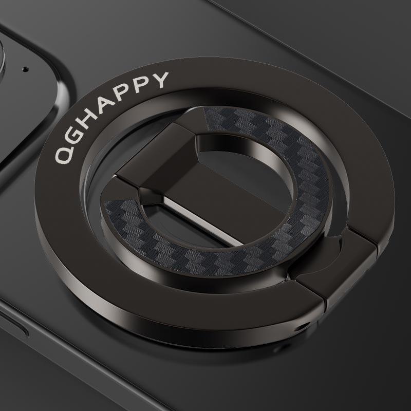 MagSafe Double-Sided Magnetic Phone Holder with Rotating Ring