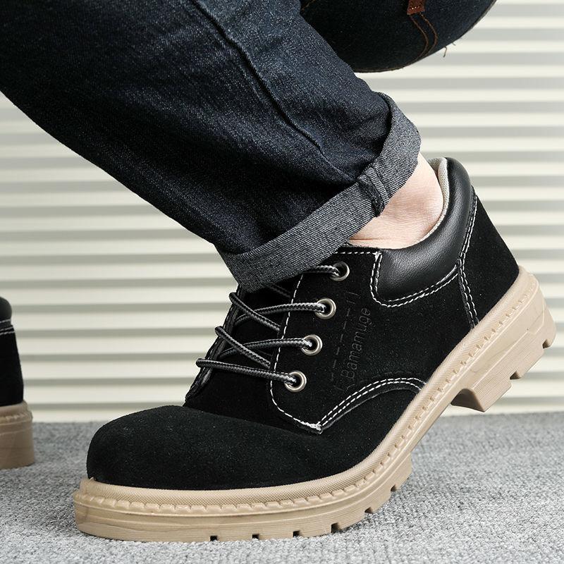 Oulylan Male Breathable Safety Boots Anti Puncture Work Sneaker Anti-slip Protective Footwear Comfort Wear Resistant Labor Shoes