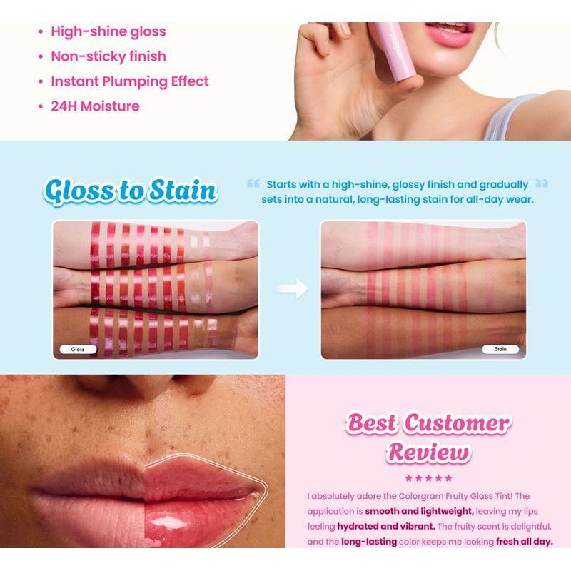 colorgram - Fruity Glass Tint #05 Sweet Persimmon Bundle Set