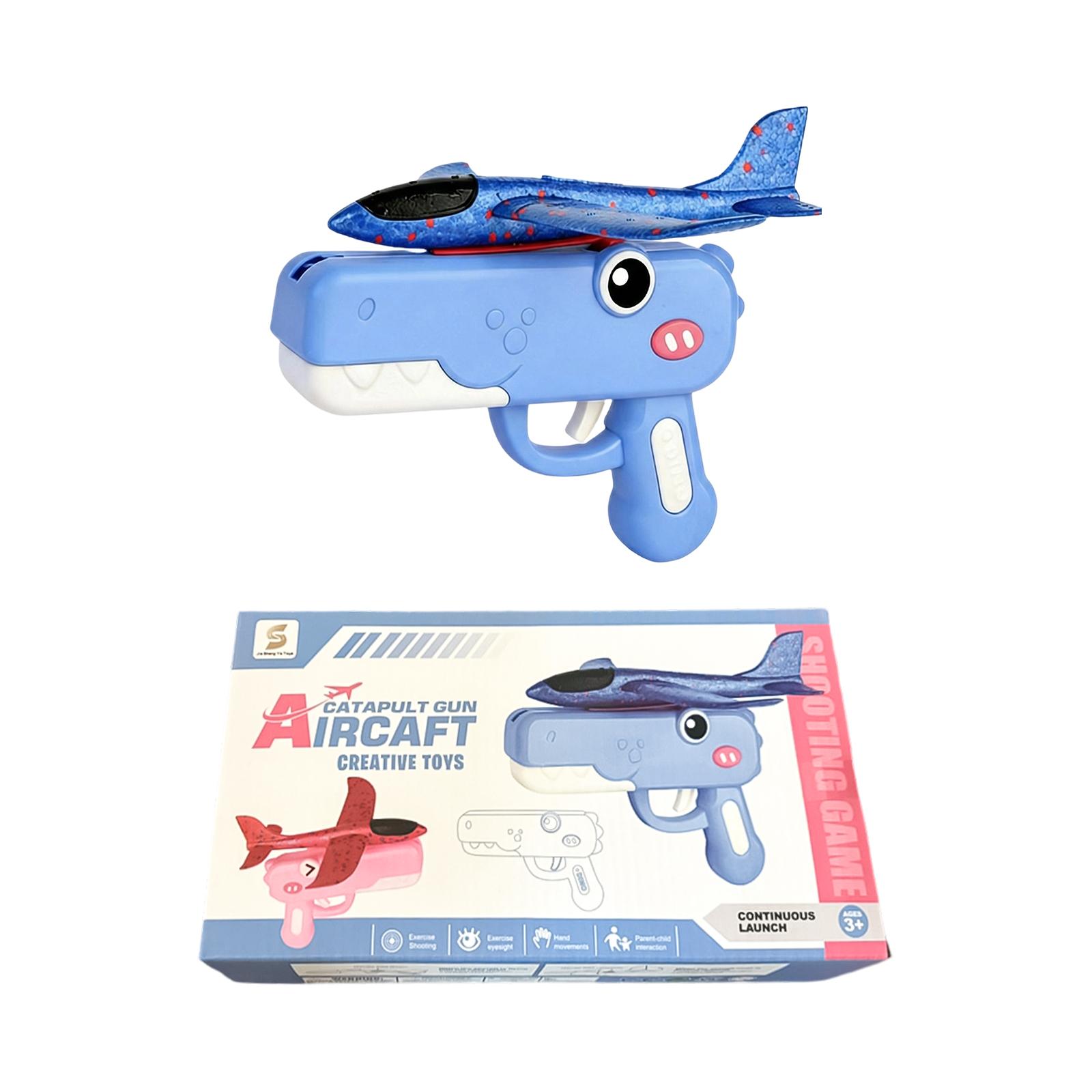 Children s Toy Airplane Catapult Outdoor Toy-Boxed Version One Size синий