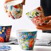 American hand-painted casual cup household small fresh milk cup personalized restaurant ice cream dessert cup