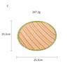 Imitation Bamboo Weaving  Pot Vegetable Plate Barbecue Plate Serving Plate Restaurant