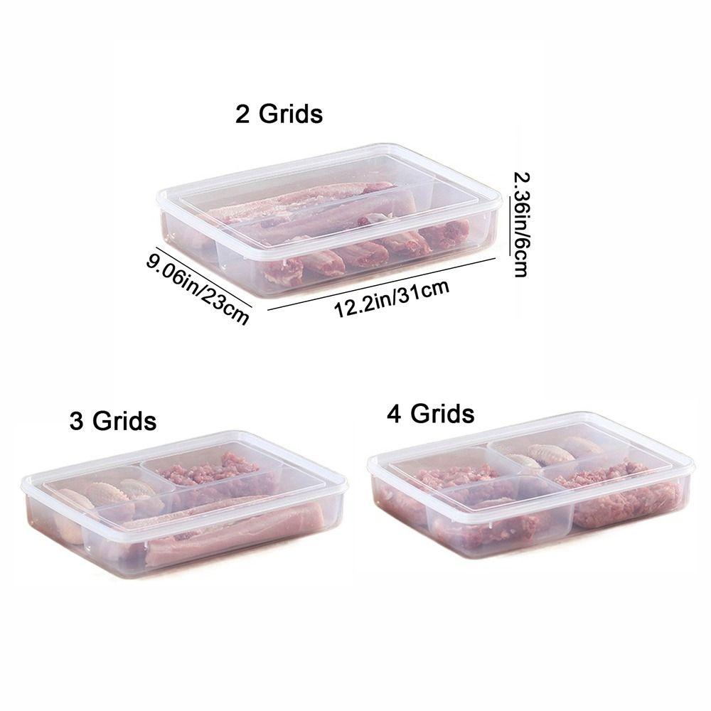 Sealed Frozen Meat Box Plastic Fridge Organizer Practical Food Preservation Box  Meat Vegetables