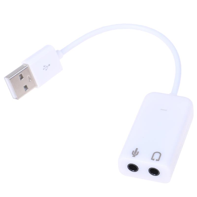 External Usb Audio Sound Card Adapter 7.1 Virtual Channel With Cable 3.5Mm