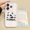 Hülle für Xiaomi Redmi Note 14 Pro Plus 9 10 A4 Note 13 14C 10S 11 12S 13C 11S 12 Weiche Handyhülle Cartoon Panda