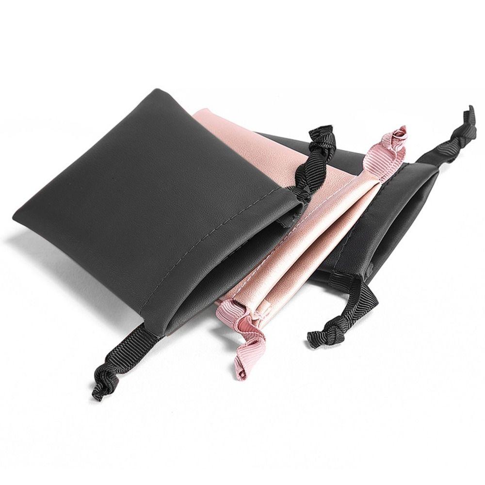

Dust Protect PU Portable Gift Bags Drawstring Pocket Storage Pouch Jewelry Bag