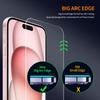 ENKAY HAT PRINCE For iPhone 17 Air Screen Protector Thick Adhesive 9H Arc Edges High Aluminium-Silicon Glass Film