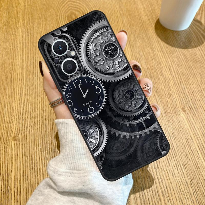 

Steampunk Style Gears Levers Engine Funda For OPPO Reno 13 F 14F 12F 11F 8T 7 8 Lite 10 11 12 14 OPPO Find X5 X6 X8 X9 Pro Case OPPO Find X8 Pro