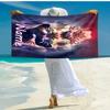 Personalisierte, maßgeschneiderte Strandhandtuch-Muster mit JoJo's Bizarre Adventure - weich, saugfähig, schnelltrocknend, perfekt für Schwimmen, Camping & Baden
