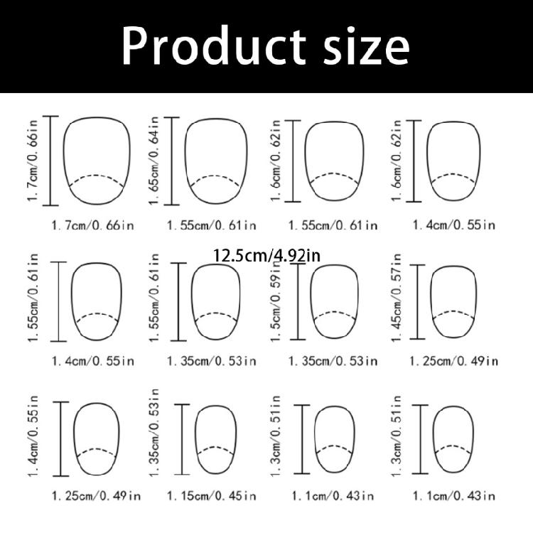 Short Oval Glossy French Press On Fingernail Snowflake Flash Plastic Mock Fingernail For Women Party Wedding Daily Outfits