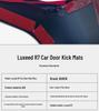 Luxeed R7 Carbon Fiber Car Door Kick Mats - Protective Interior Stickers