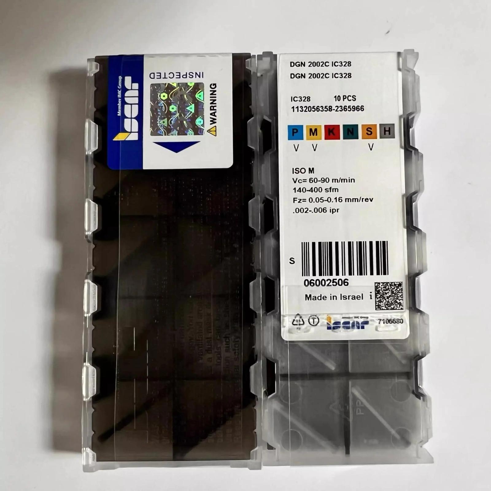 

ISCAR / DGN2002C IC328 /Industrial indexable Carbide Inserts 10 PCS