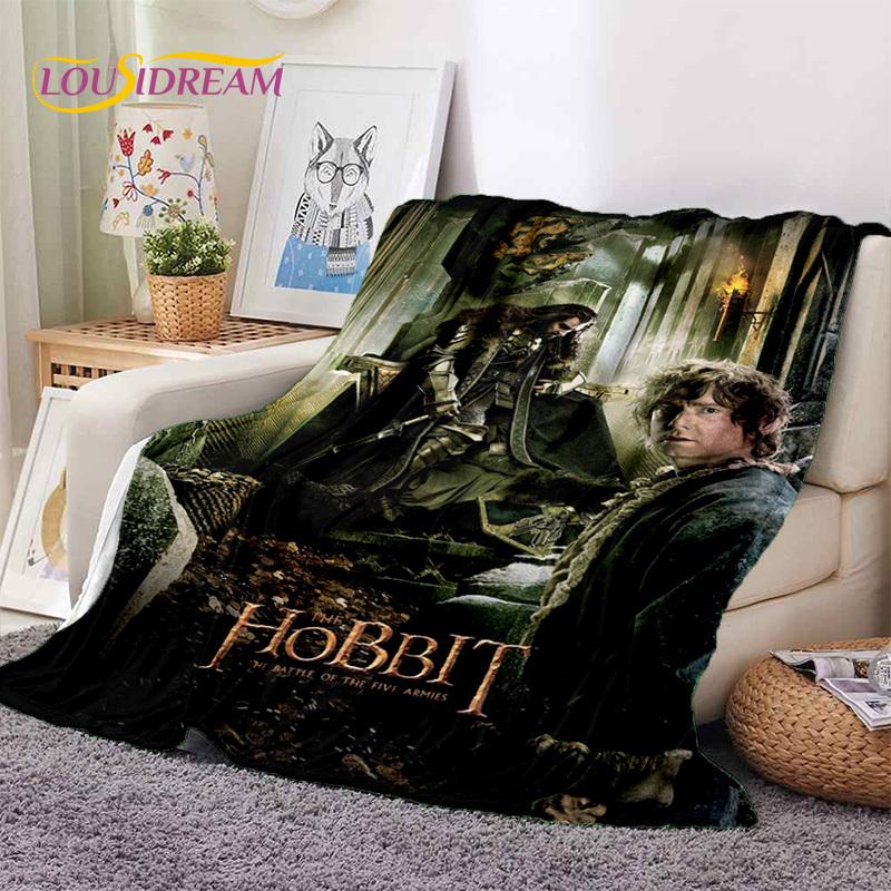 L-Lord of The Rings H-Hobbit Movie Soft Blankets,Keep Warm Throw Blanket Comfortable Blanket for Picnic Beds Sofa Home Bedroom