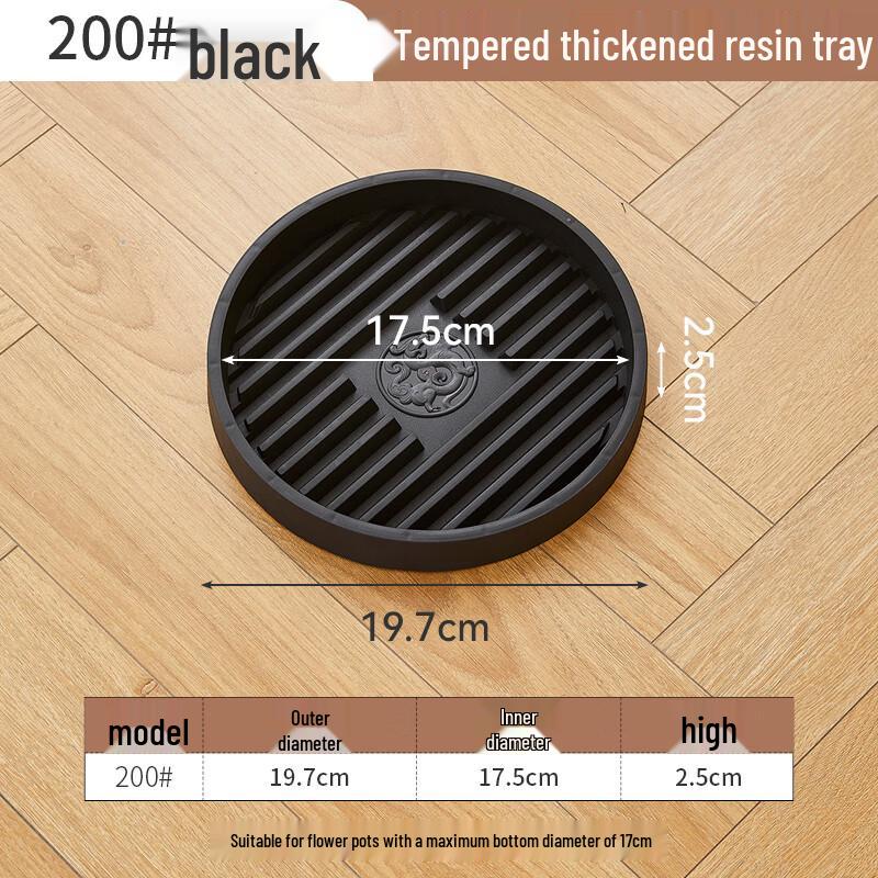 

Resin Ventilated Flower Pot Drainage Tray