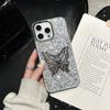 Apple 15Pro Butterfly Mobile Phone Case for iPhone14 Epoxy Sequins High-end Women's Internet Celebrity 13 Soft Case