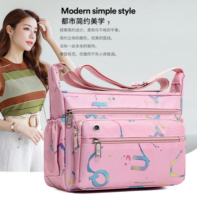 New Women's Bag Shoulder Bag Fashionable Multi-pocket Multi-compartment Messenger Bag Outdoor Leisure Large-capacity Women's Bag
