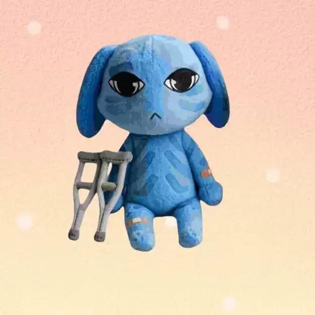 Horror Anima Hospital Plush Toy Blue Dog Soft Stuffed Cartoon  Collectible For Adult Fans Home Decoration Christmas Gifts