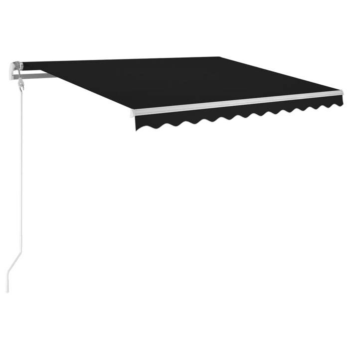 Maison Exclusive - Auvent électrique 3 x 2,5 m Anthracite 100 % polyester