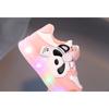Baby Panda Cartoon Board Shoes LED Light-Up Casual Sneakers for Toddlers & Children Casual Cool Kids Shoes Everyday Sneakers