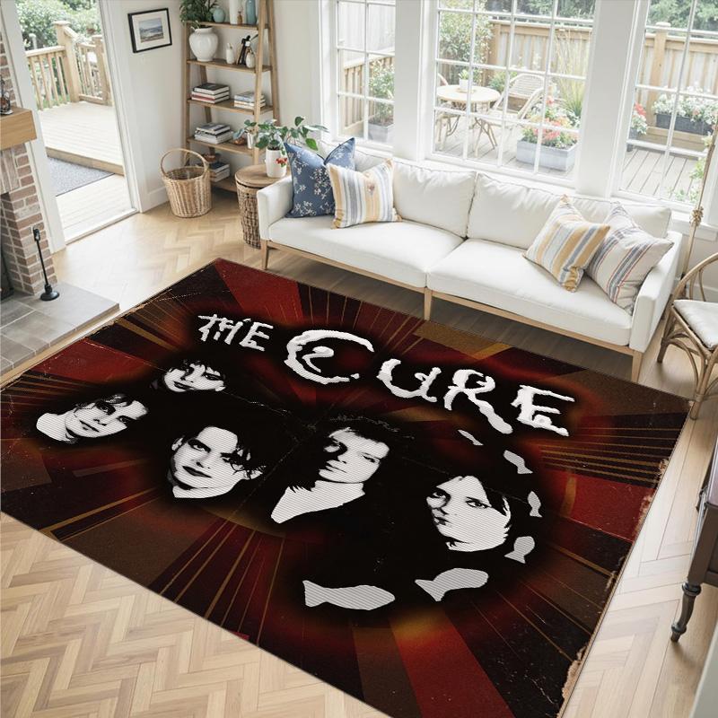 The Cure Design Crystal Velvet Carpet Cozy Non?Slip Printed Rug For Bedroom Living Room Entrance
