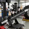 Pneumatic Control Foot Pedal, Tire Changer Air Switching Replacement Part, Service Assembly with Push-In Fittings for Bay Repair and Shop Care