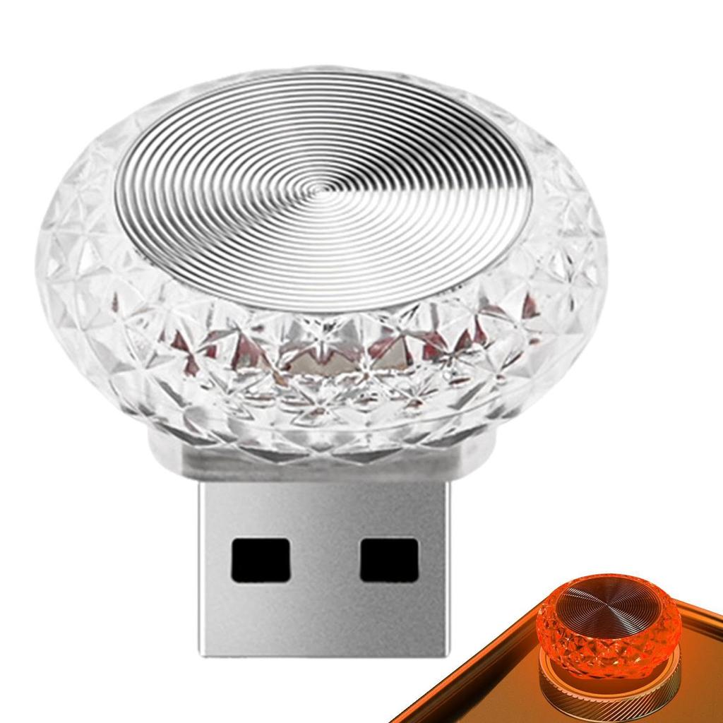 Ketunedi USB LED Car Atmosphere Lamp,Mini USB LED Colorful Car Atmosphere Light | RGB