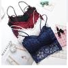 Stylish Back Cross Lace Push-Up Strapless Bra