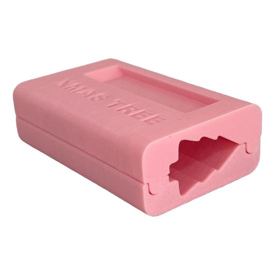 

Polymer Clay Bead Roller Round Shape Bead Roller 3D Printed Snowman Christmas Tree Clay Bead Maker Tool for DIY Jewelry Making Polymer Clay Crafting A розовый