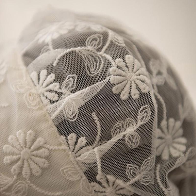 Cute Baby Girl Infant Soft Bonnet Cap Summer Lace Flower Newborn Baby Hat Princess Toddler Sun Hats Newborn Photography Props