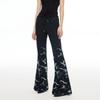 Print Elastic Waist Casual Black Y2g Sexy Sweatpants