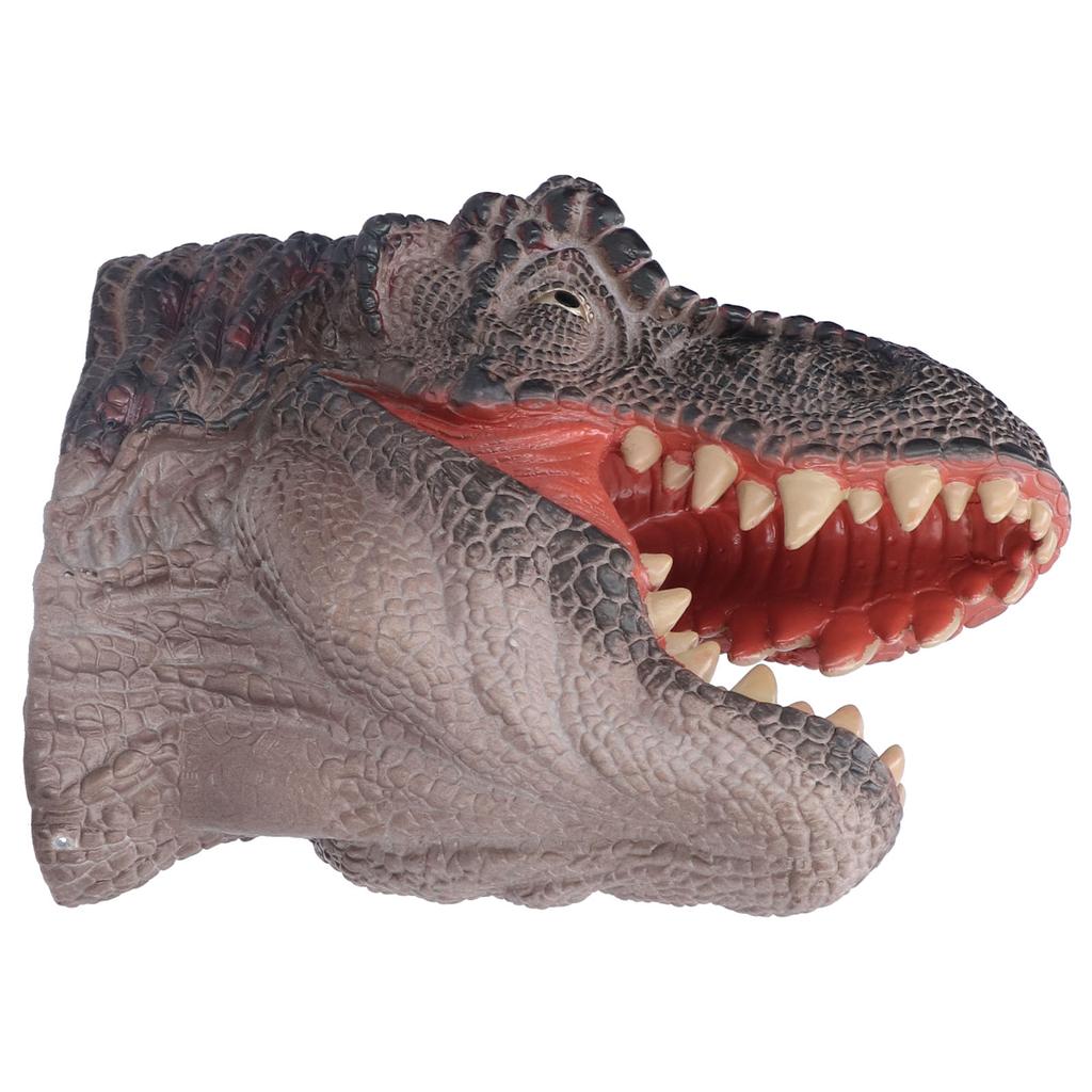 Dinosaur Puppet Rubber Portable Hand Drawn Comfortable Grip Tyrannosaurus Hand Puppet