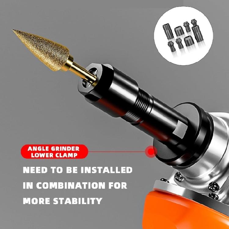 Practical Steel M10 Thread Converter Universal Adapter For Angle Grinder Straight Grinder Accuracy Fit Quickly Tool Transformation