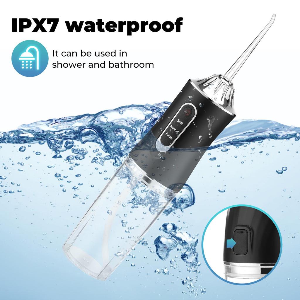 Smart Portable Waterproof Electric Water Flosser for Teeth Cleaning