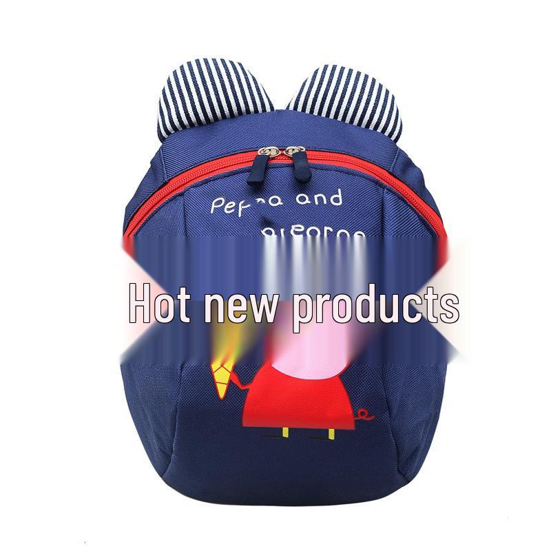 Little Bear Anti-Lost Backpack for Ages 1-3: Cute Pig Design for Boys & Girls, Ideal for Kindergarten and Preschool.