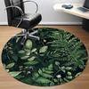 1pc Forest Nature Office Round Area Rug, Indoor Mat Suitable For Office, Under Office Chairs Bedroom Living Room Home Decor, Room Deco