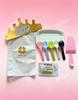 Cake Tableware Set: Birthday Hat, Knife, Fork, Plate - 5-in-1 Party Supplies
