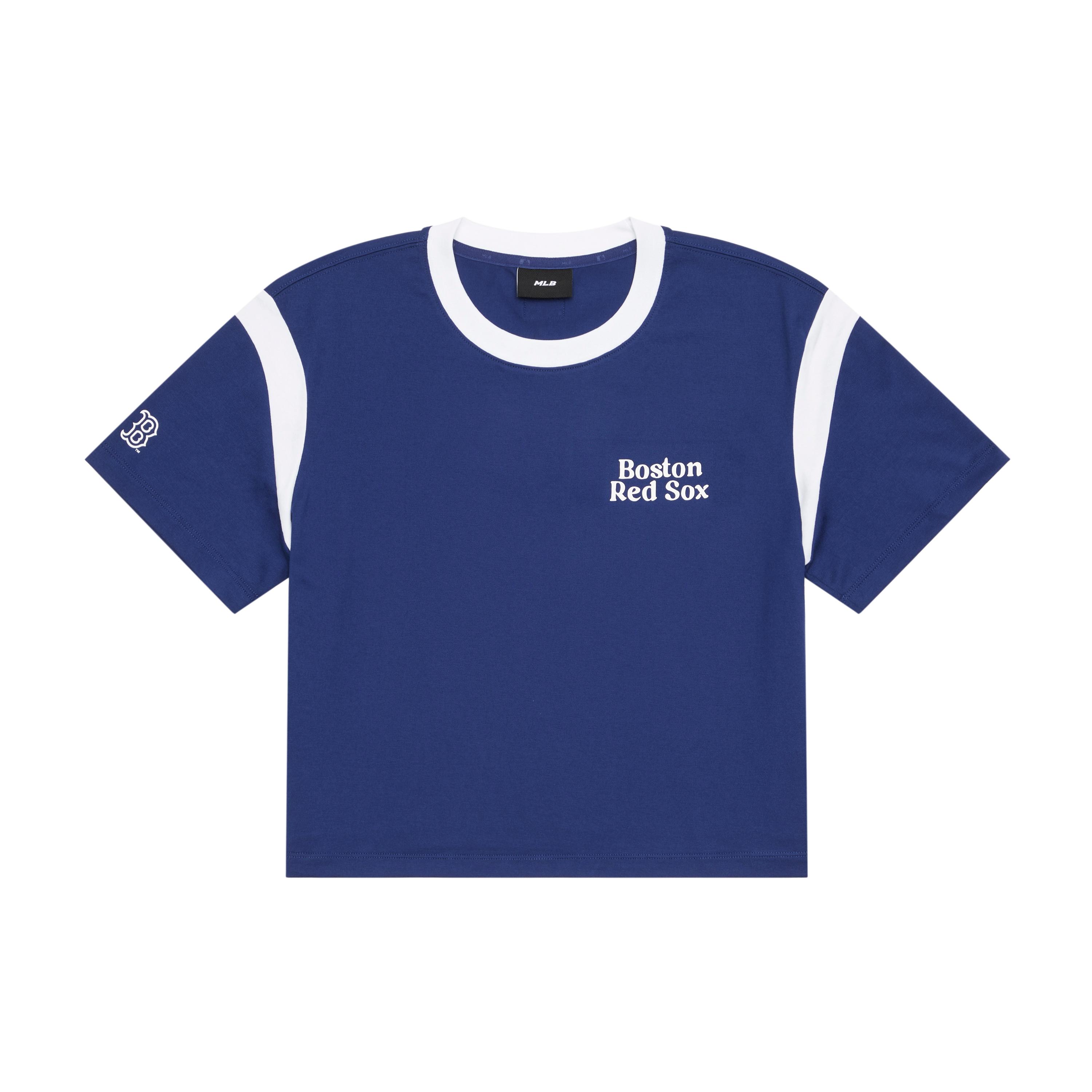 

New MLB Drop Shoulder Sleeve T Shirt Women s Blue 3FTSV0343-43RBS M