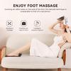EMS Fußmassagegerät Faltbar Intelligente Massage mit 8 Modi und 19 Einstellbaren Frequenzen mit Massage-Patch und Fernbedienung