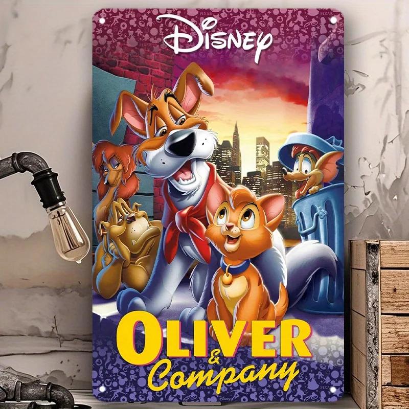 Miniso Disney Animation Warm Scene Decor Poster Tin Sign Metal Sign Decorative Plaque for Pub Bar Club Wall Decoration
