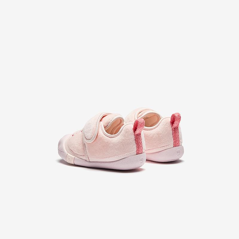 Anta Kids Mesh Comfortable Versatile Anti-Kick Shock-Absorbing Low-Top Walking Shoes Baby Shoes Light-Pink A22440063-1