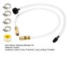 Hydraulische Lenkung Entlüftungskit Leckresistent Schnellanschluss Universal Hydrauliklenkflüssigkeit Einfüllschlauch-Kit Bootswerkzeug