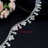 10Yards Rhinestone Chain Trim Fringe Crystal Diamond Accessories DIY Crafts Wedding Decoration Gift Irregular Rhinestone Ribbon