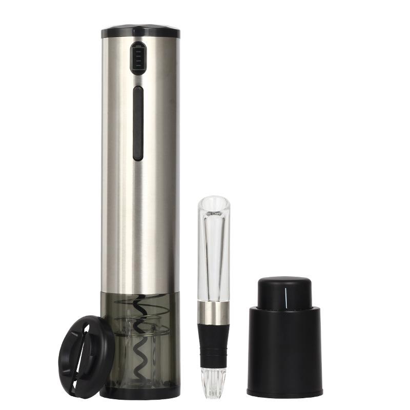 Electric Corkscrew Set Portable Wine Decanter Wine Pourer Red Wine Ware 4 Piece Gift Set Automatic Wine Driver