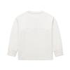 Calvin Klein Classic Logo Comfortable Long Sleeve T-Shirt Kids Tops Ivory CK2332007GS-001