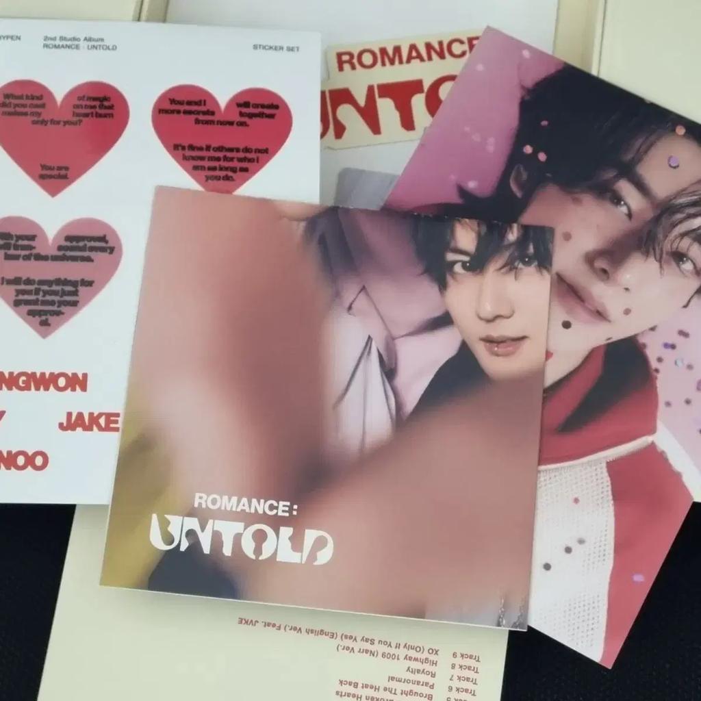 ENHYPEN (autographed) ROMANCE: UNTOLD Autographed CD Album Used