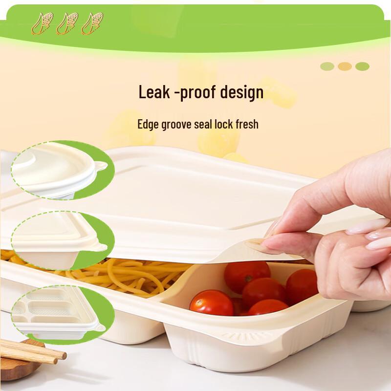 Biodegradable Corn Starch Round Takeout Container