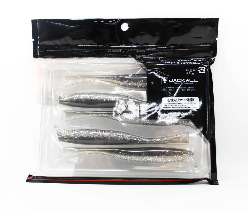 Jackall Weichköder Drift Fry Mellow 5,2 Zoll Shine Silver Shad (5900)