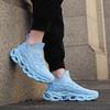 Hot Sale Fashion Blade Running Shoes Men Blue Casual Sports Sneakers Men Lightweight Breathable Men's Socks Sneakers Size 46
