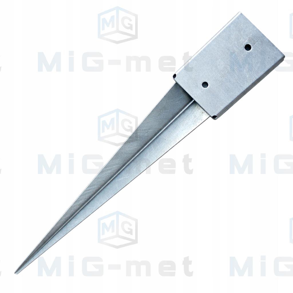 4X Column Base Hitch Anchor 100X100X750Mm Beam Support 10X10Cm