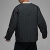 Jordan Embroidered Logo Single-Breasted Lightweight Short Cotton Jacket Men Outerwear Black DX4350-045